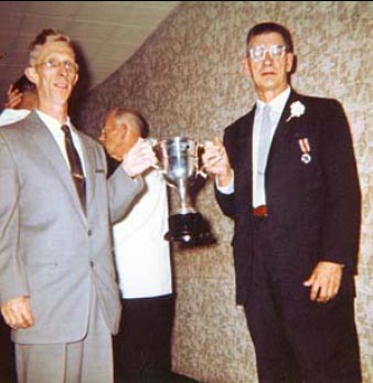 Silver Loving Cup presented to the Wisconsin Department