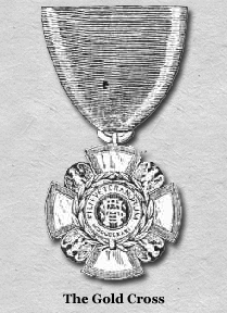 The Gold cross of the Order