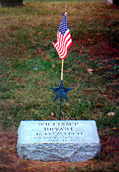 Pvt. Bryant's gravesite