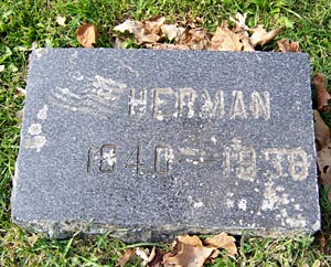 Herman Kalk headstone