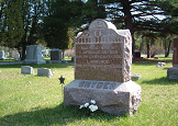 Lawrence Synder's gravesite in Wonewoc, Wis.