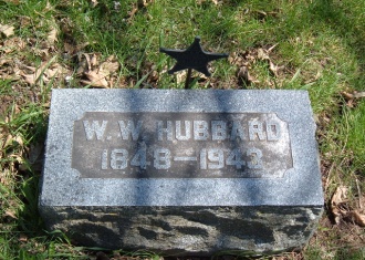 Watts Hubbard grave marker