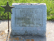 Last Civil War veteran of Vernon County - Milton Crary's gravesite in Hillsboro, Wis.