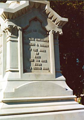 Mauston, Wis. Civil War monument in Oakwood Cemetery