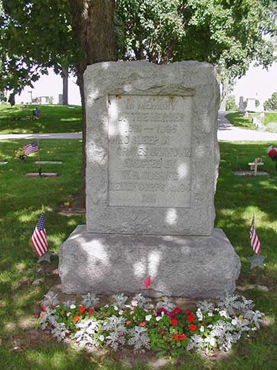 WRC monument, Prairie Home Cemetery, Waukesha