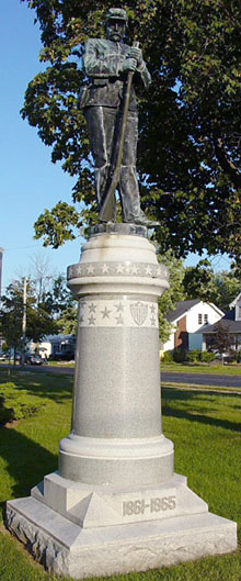 Weyauwega Civil War infantry monument