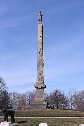 Wood Cemetery Soldiers and Sailors monument